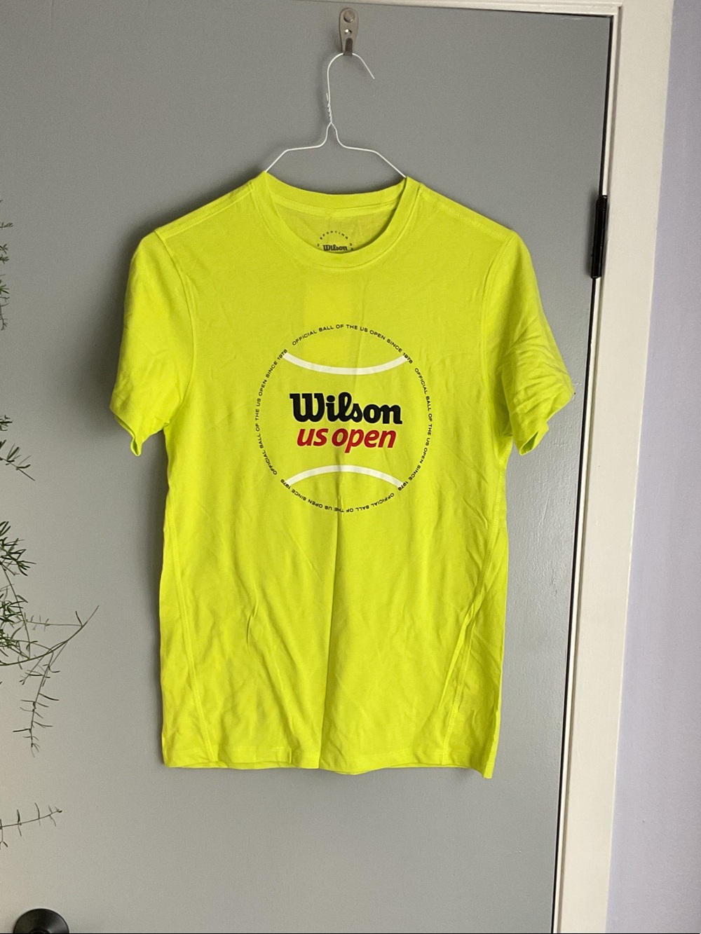 Wilson Neon Yellow US Open Graphic Tee